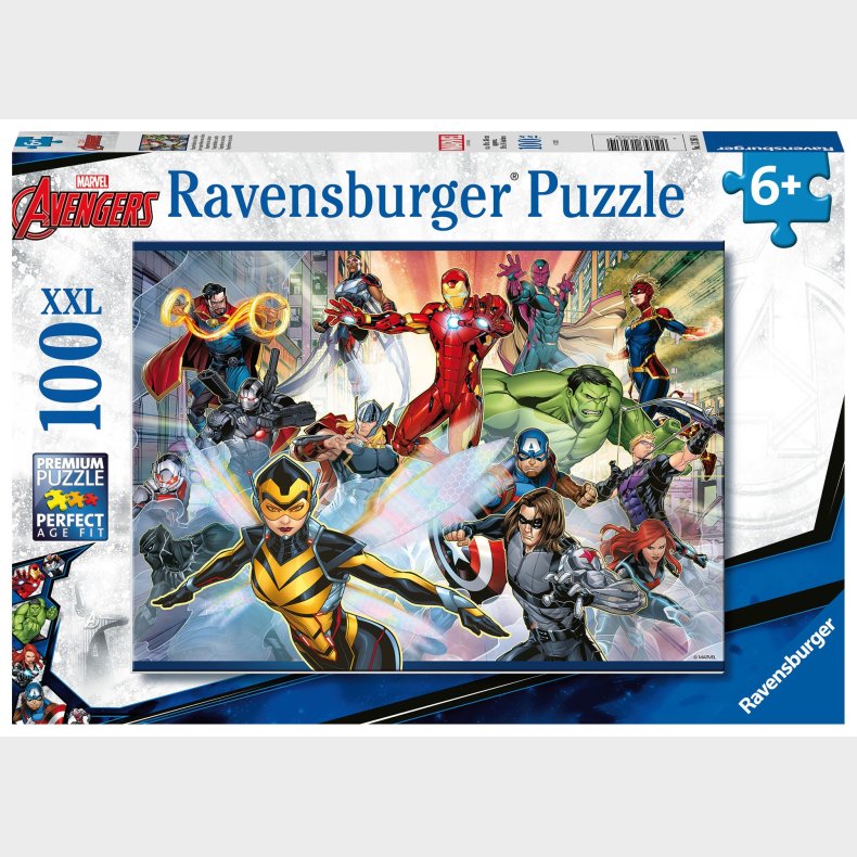 Ravensburger Puslespil Marvel Avengers, 100 Brikker