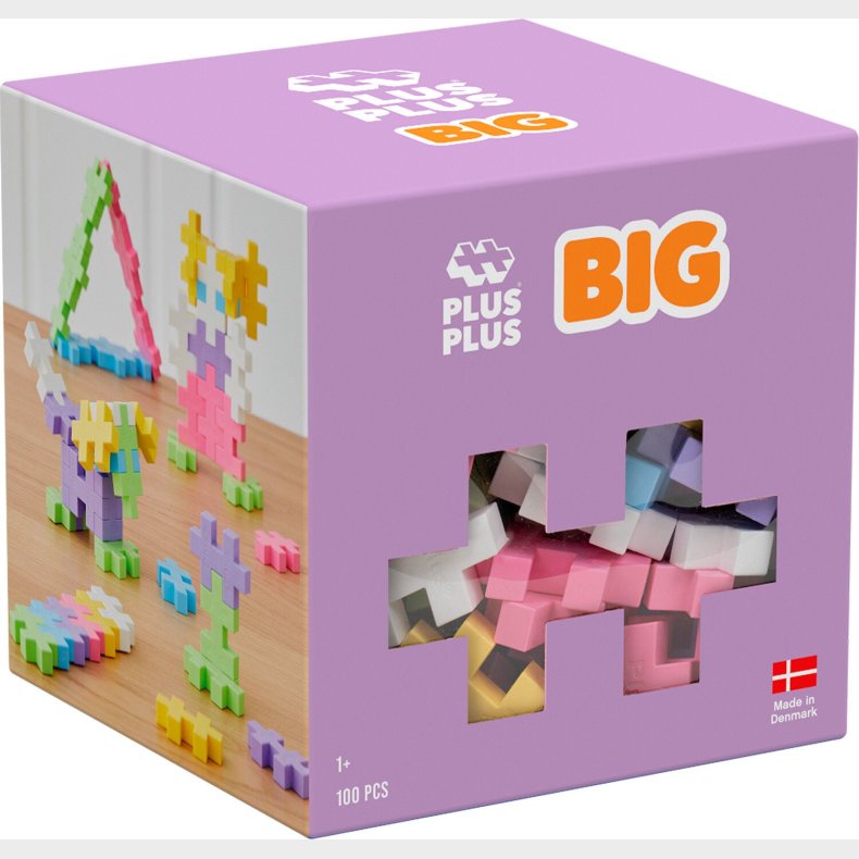Plus Plus BIG Pastel mix 100 Dele