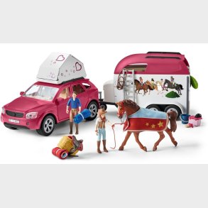 Schleich 42535 Eventyr m. bil og hestetrailer