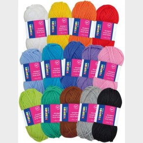 Playbox Akrylgarnst, 14 Farver