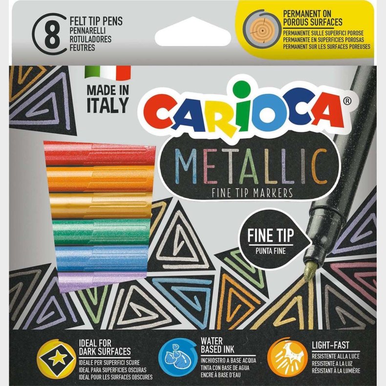 Carioca Metallic Fineliners