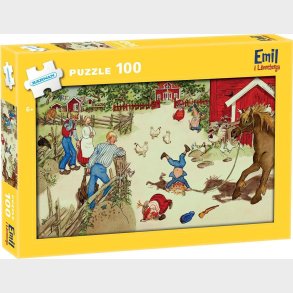 Kärnan Emil fra Lnneberg Puslespil 100 Brikker