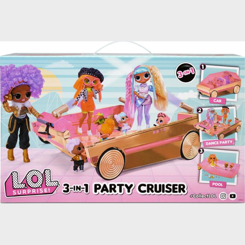 L.O.L. Surprise! Party Cruiser 3-I-1