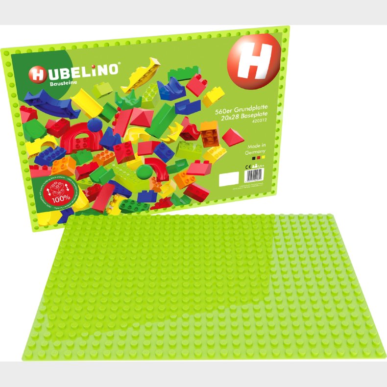 Hubelino Byggeplade 20x28, Lysegrn