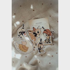 Mrs Mighetto Broderede Mrker 4-pak, Mixed