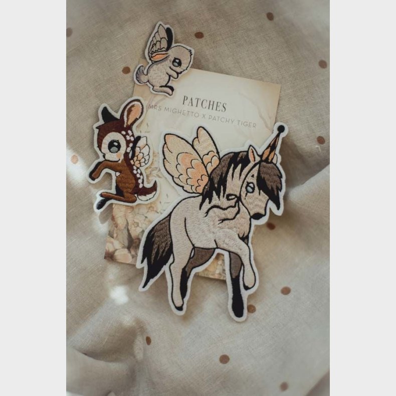 Mrs Mighetto Broderede Mrker 3-pak, Mixed