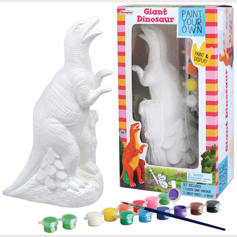 Champion Mal Din Egen Dinosaur