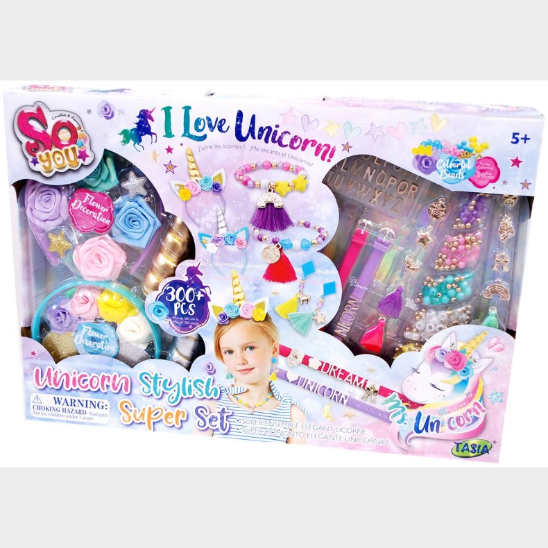 So Beads Hrdekoration Perler &  Enhjrning