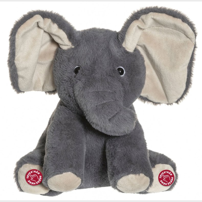 Teddykompaniet Titte-bh Elefant 25 Cm