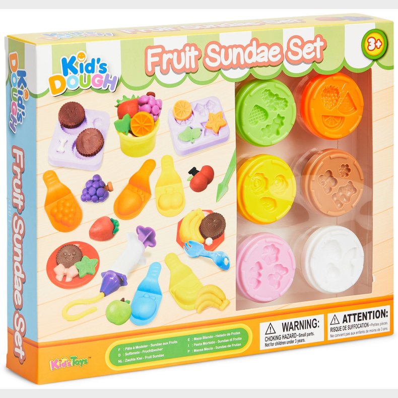 Kid's Dough Frugtst 6 Farver