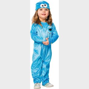 Sesam Kostume Cookie Monster XS