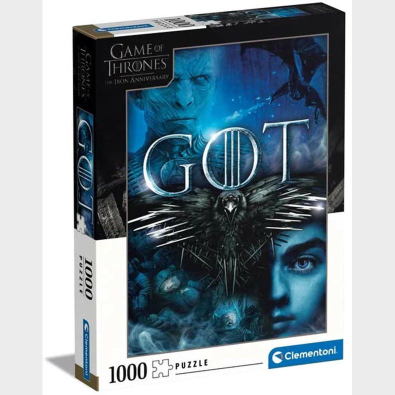 Clementoni Puslespil Game of Thrones 1000 Brikker