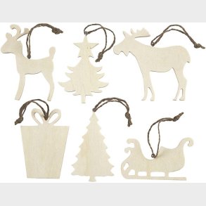 Creativ Company Kreast Julepynt 6-pak