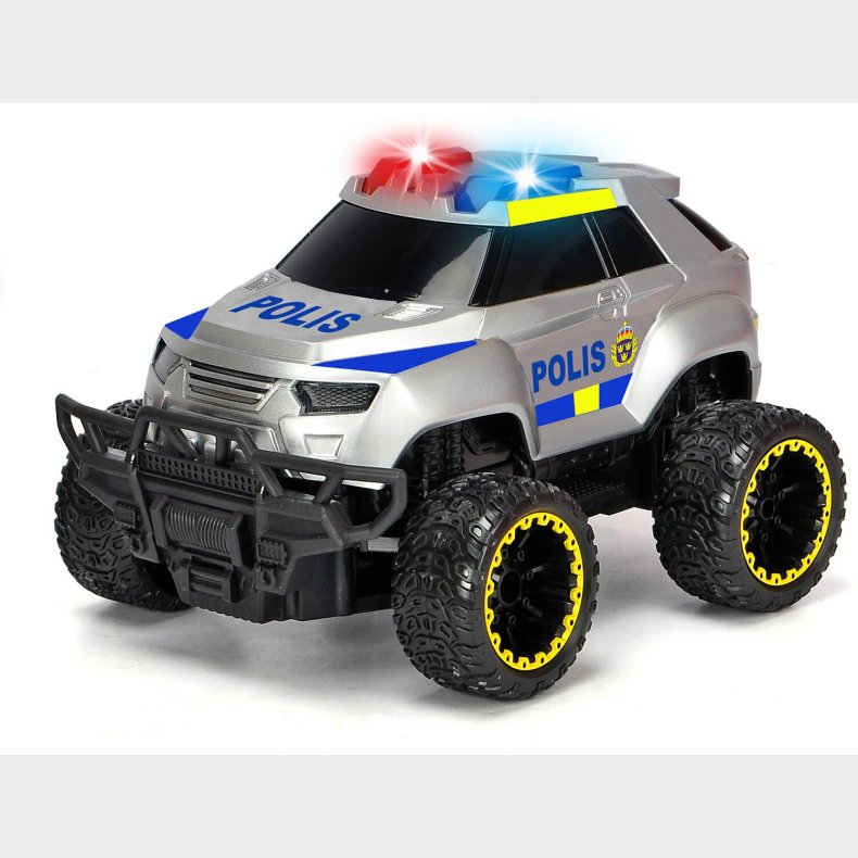 Dickie Toys Fjernstyret Bil Offroad Svensk Politibil 1:24