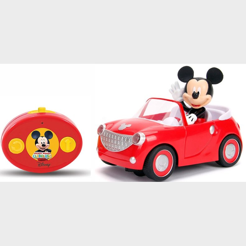 Disney Mickey Mouse Fjernstyret Bil, Rd