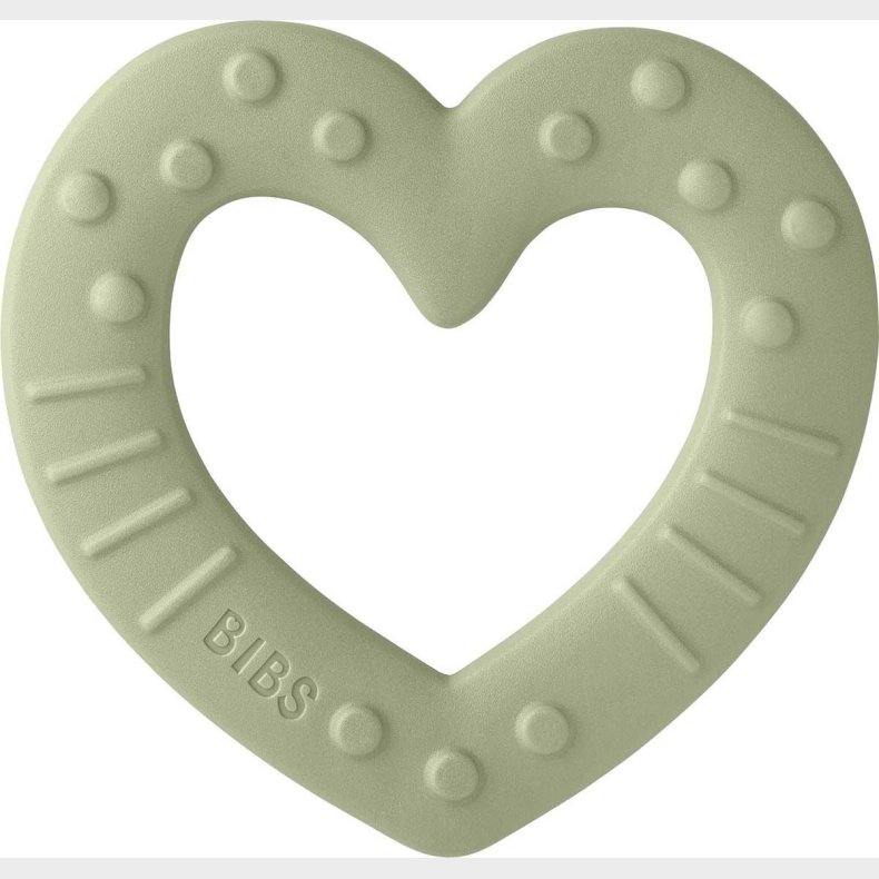 BIBS Bidelegetj Baby Bitie Heart,  Sage