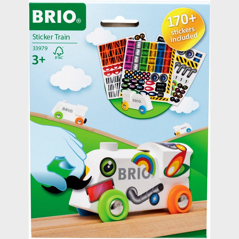 Brio 33979 Tog med klistermrker