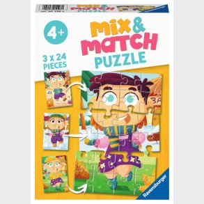 Ravensburger Puslespil Mix &  Match Farverigt Tj 3x24 Brikker