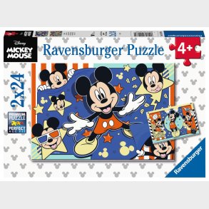 Ravensburger Puslespil Disney Mickey Mouse 2x24 Brikker
