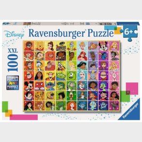 Ravensburger Puslespil Disney Multi Character 100 Brikker