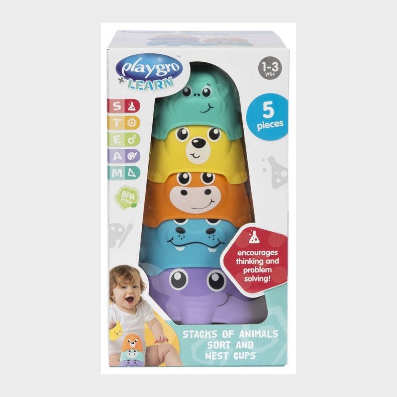 PlayGro Stacks Of Animals Sort
