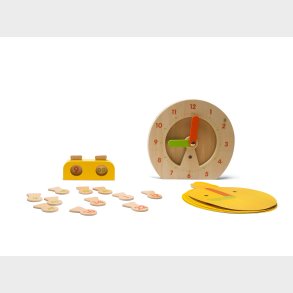 BS Toys Clock Brnespil, Multifarvet