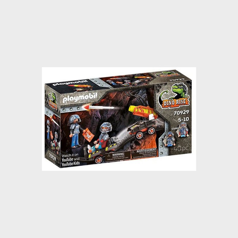 Playmobil 70929 Dino Rise, Dino Mine raketbil