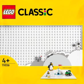 LEGO Classic Hvid byggeplade 11026