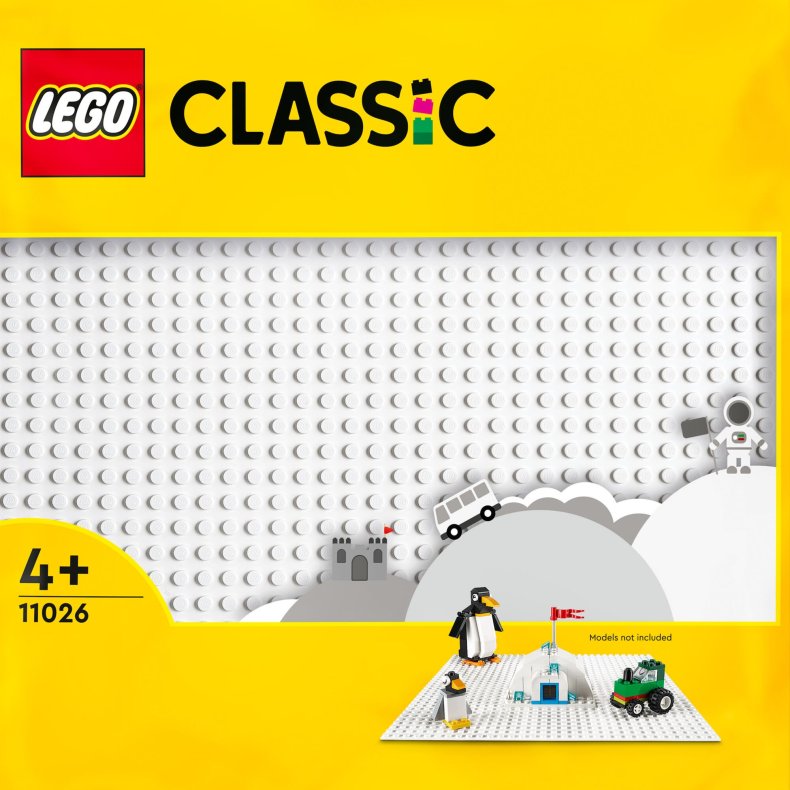 LEGO Classic Hvid byggeplade 11026