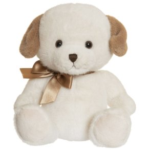 Teddykompaniet Besties Bella Hund 21 cm, Hvid