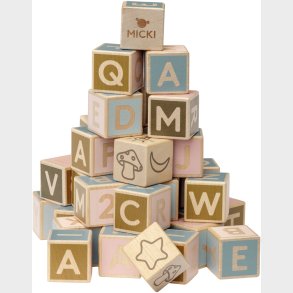 Micki Bogstavsklodser 36 Stk.