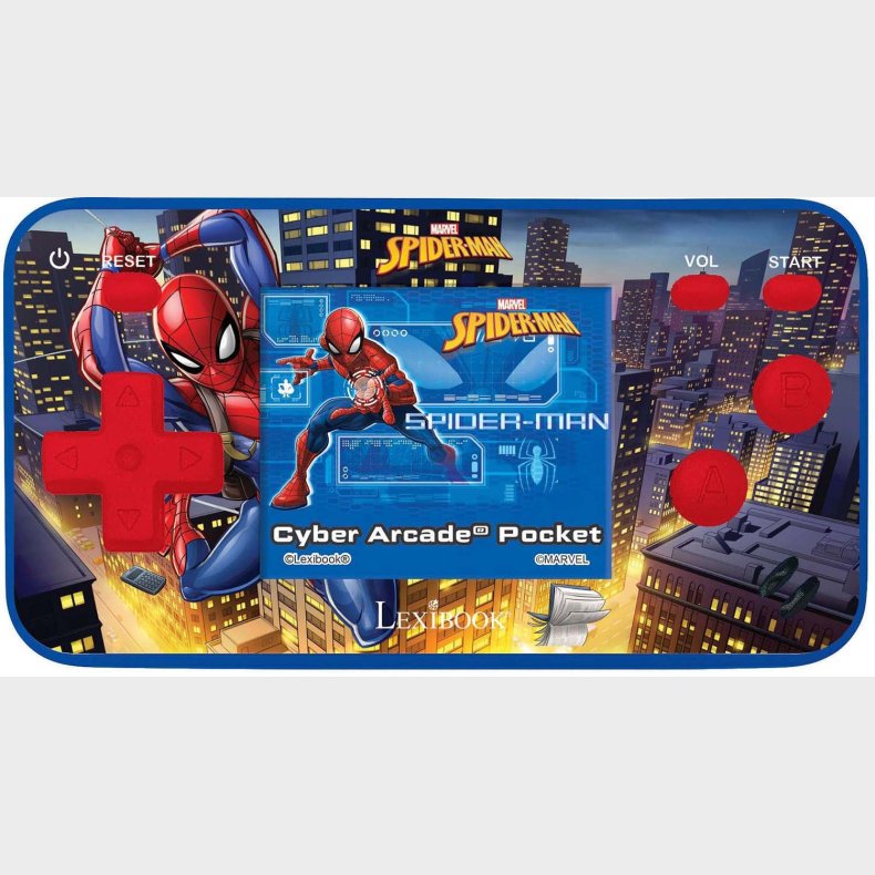 Marvel Spider-Man Cyber Arcade Pocket, 150 Games Spillekonsol