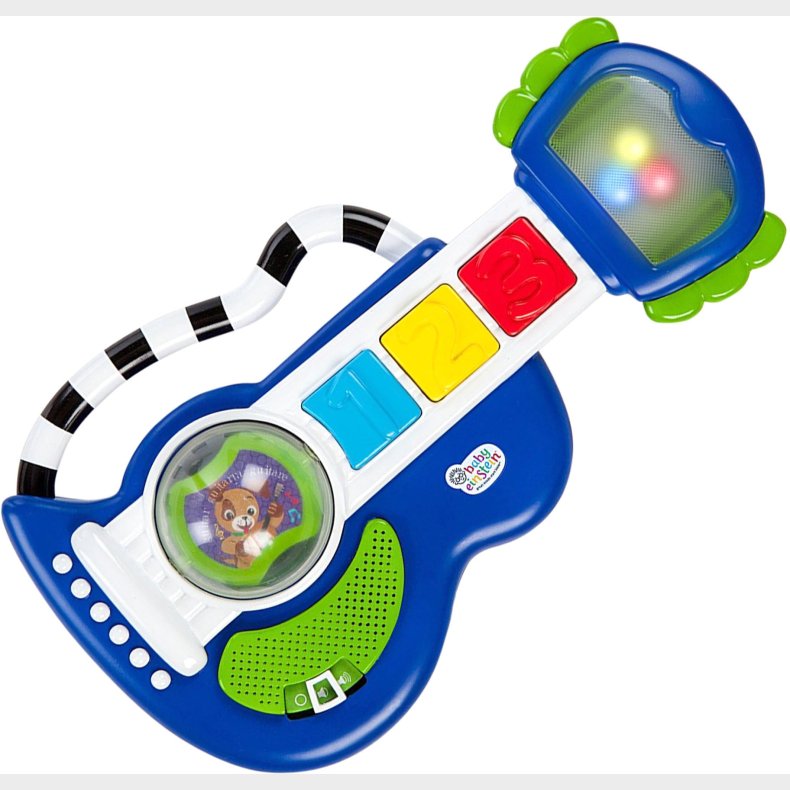 Baby Einstein Rock, Light &amp;  Roll Guitar Aktivitetslegetj, Blt/Hvidt