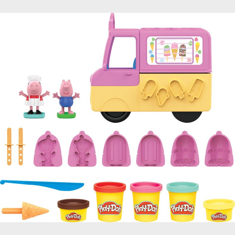 Play-Doh Modellervoks Gurli Gris Ice Cream