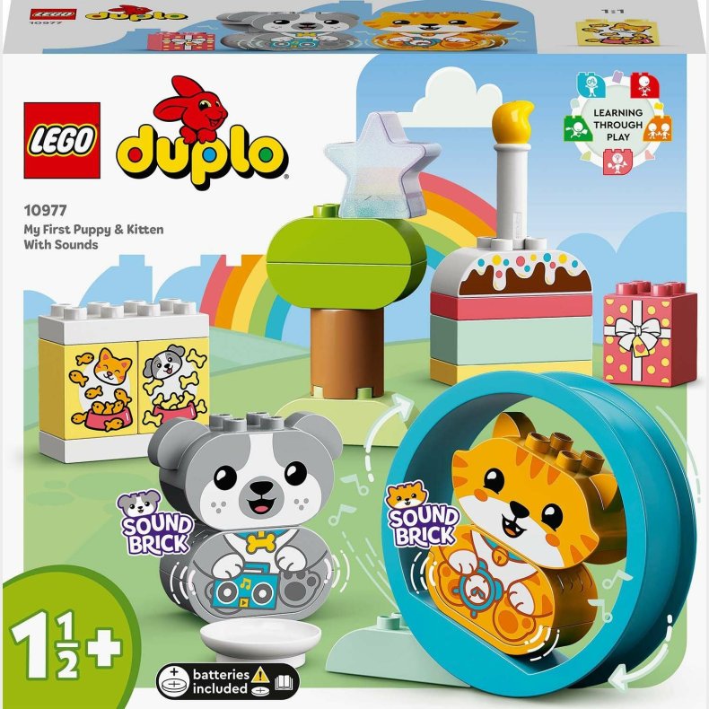 LEGO DUPLO 10977 Min Frste Hvalp Og Killing Med Lyde