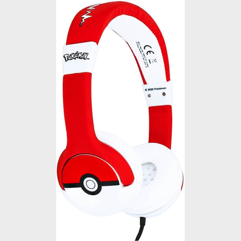 OTL Pokmon Junior On-Ear 85Db Hretelefoner Pokeball