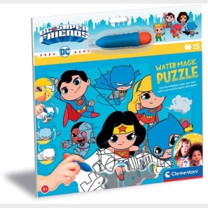 DC Comics Water Reveal Puslespil Super Friends 15 Brikker