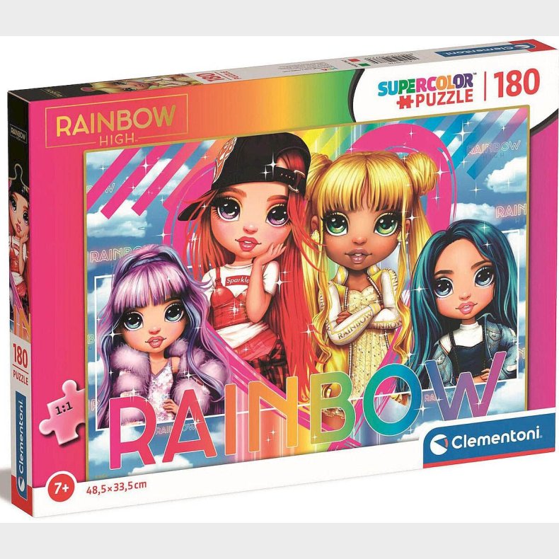 Clementoni Rainbow High Puslespil 180 Brikker