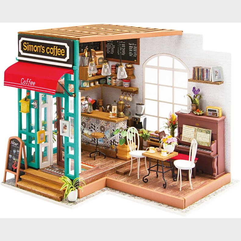 Creativ Company Kreast DIY-miniaturerum Cafe