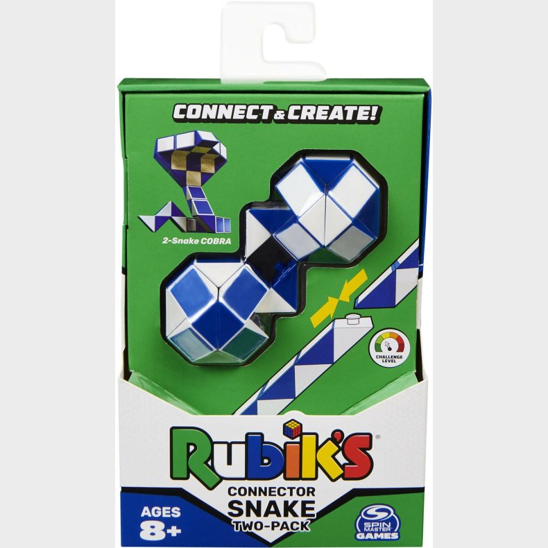 Rubiks 3D-puslespil Connector Snake 2-pak