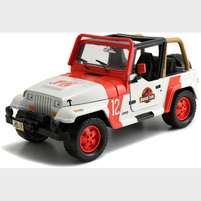 Jada Toys Jurassic Park 1992 Jeep Wrangler 1:24