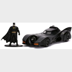 Jada Toys Batman Bil med Figur 1989 Batmobile 1:32