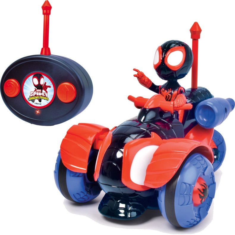 Marvel Fjernstyret Bil Miles Morales med Figur