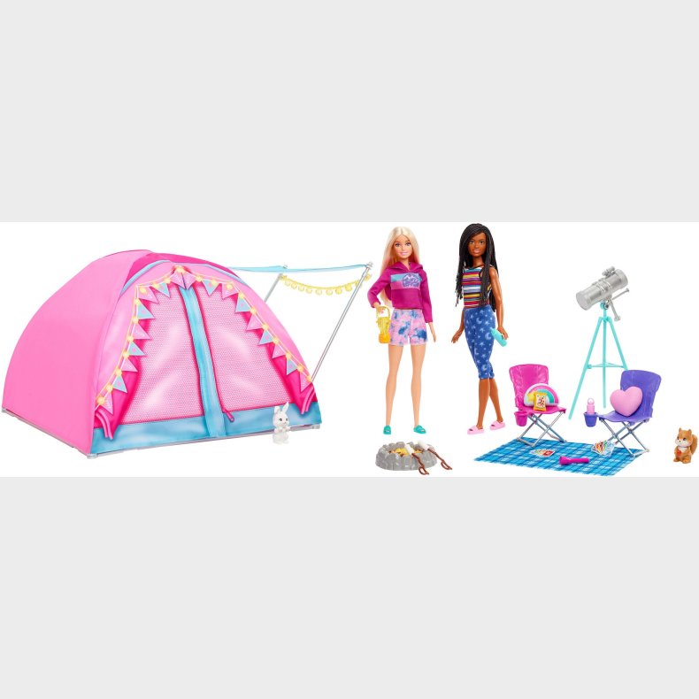 Barbie Let's Go Camping Legest Telt