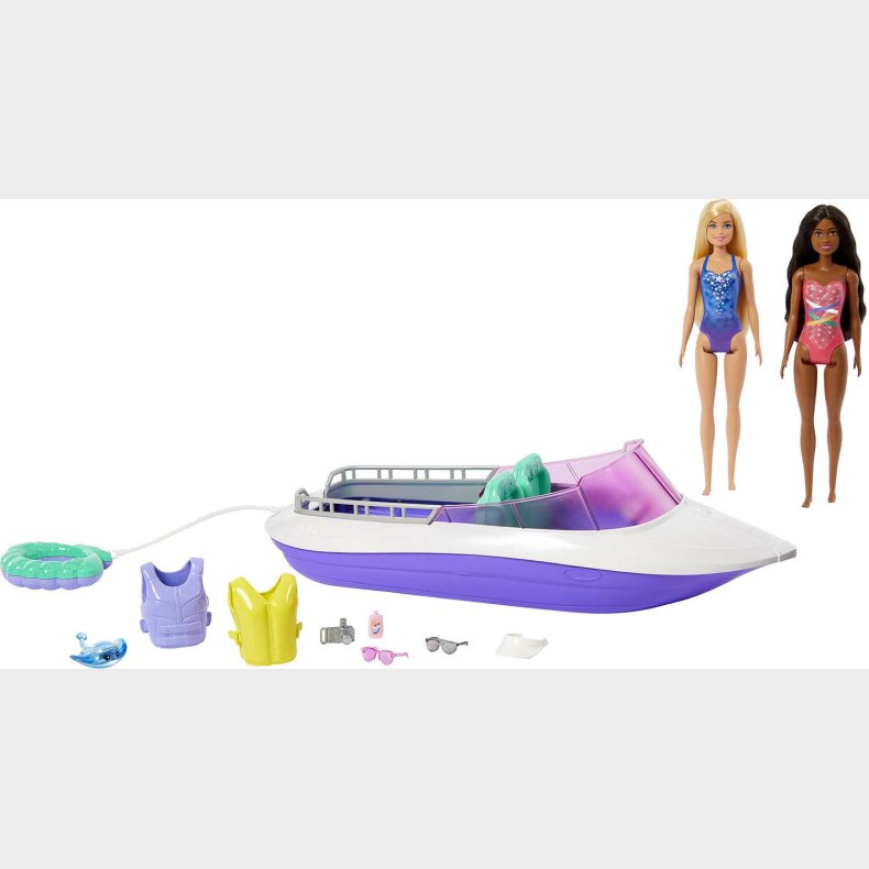 Barbie Boat w/Dolls