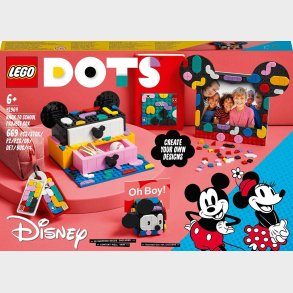 LEGO DOTS 41964 Mickey Mouse og Minnie Mouse skolestart-projektske
