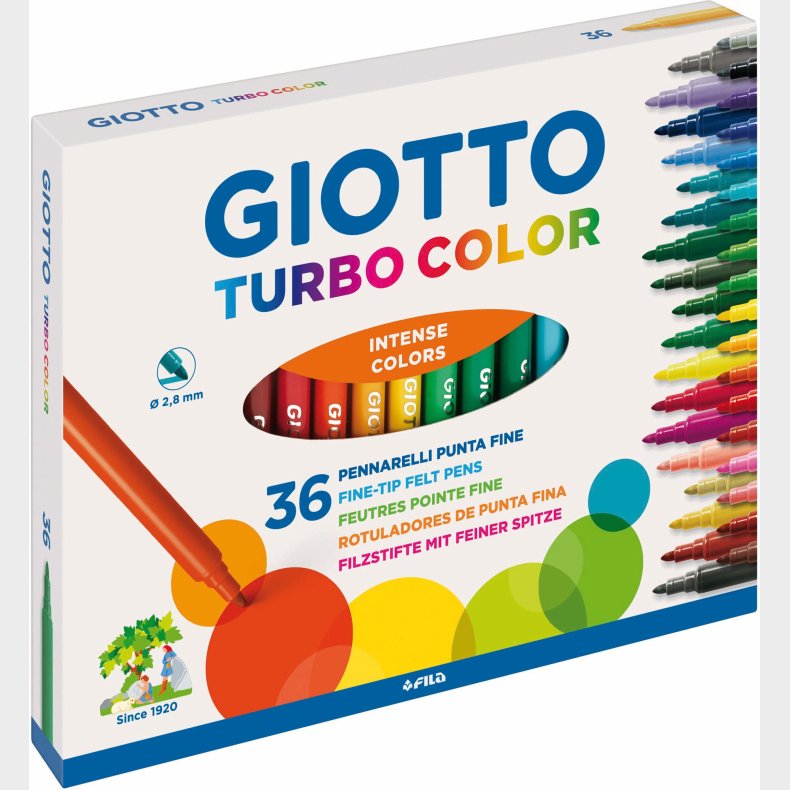 Giotto Turbo Color Tusser 36-pak