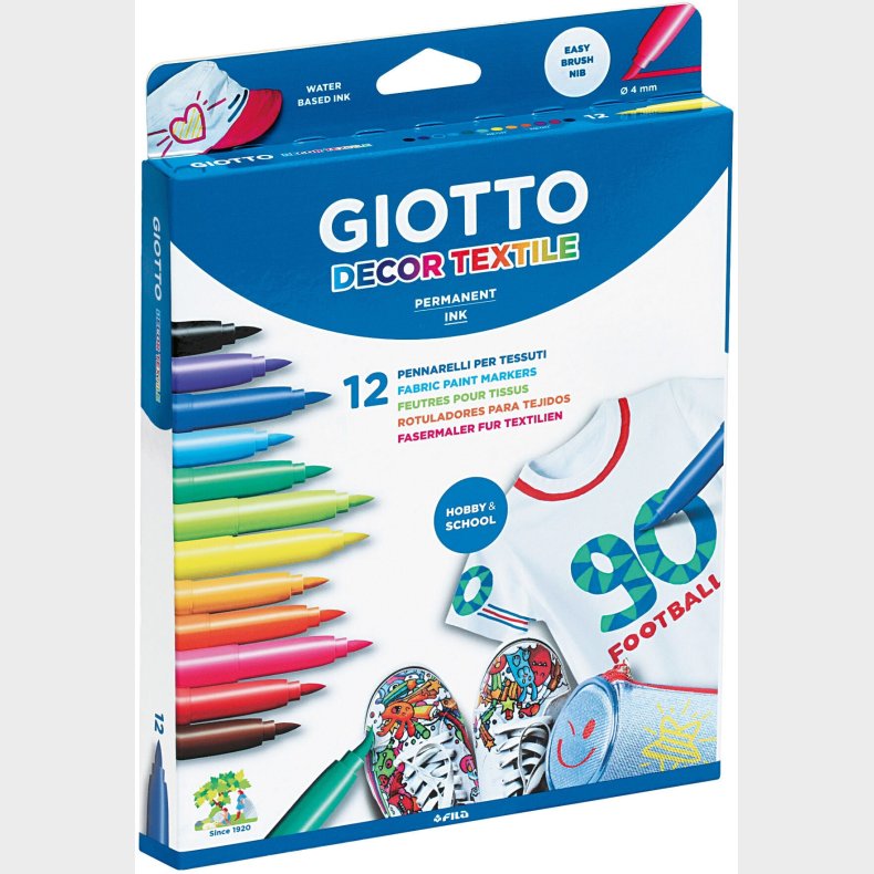 Giotto Decor Textil Filttusser 12-pak