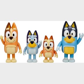 Bluey &  Family Figurer 4-pak Blandet Udvalg