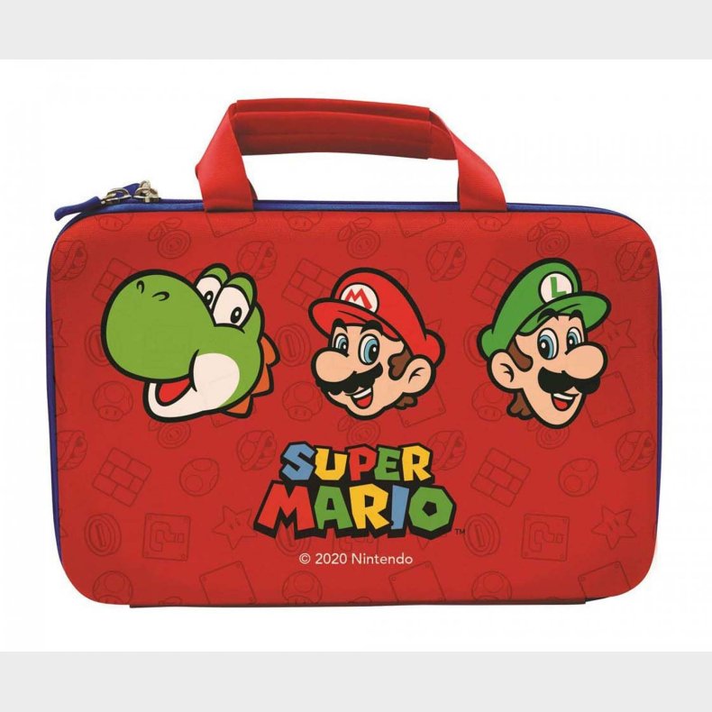 Nintendo Super Mario Etui Beskyttende Taske med Hndtag Op til 25 Cm